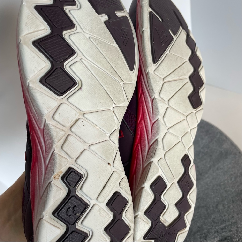 Vionic Women's Burgundy and Red Athletic Sneakers - Picture 8 of 9